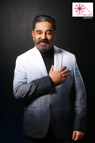 Khadi ombre blazer worn by Kamal Haasan
