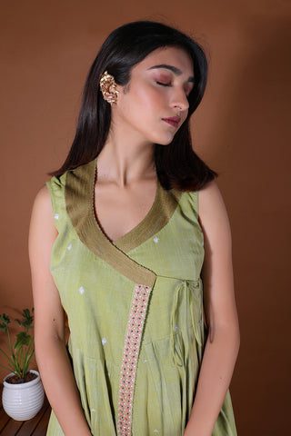 Embroidered cotton Angrakha
