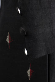 Jamdani weave dress