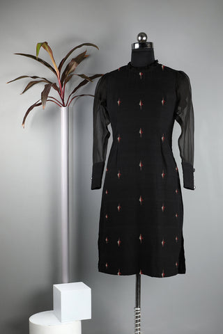 Jamdani weave dress