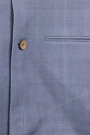 Lavender grey panelled nehru jacket