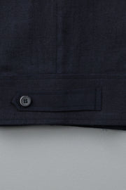 Royal blue regular fit (khadi) trouser