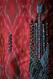 Handwoven and embroiderd silk jacket kurta